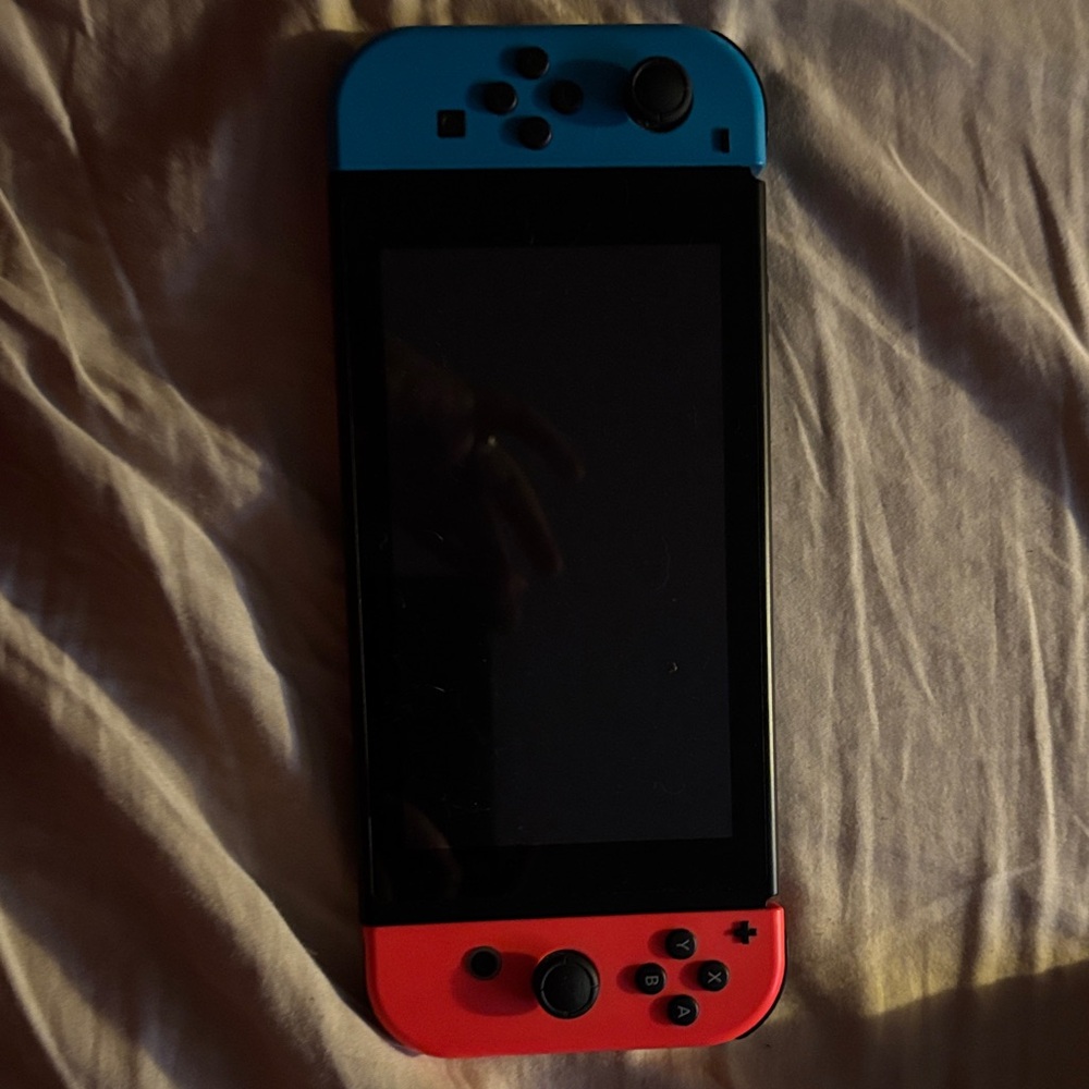 Nintendo Handheld Console - Bright Red and Blue